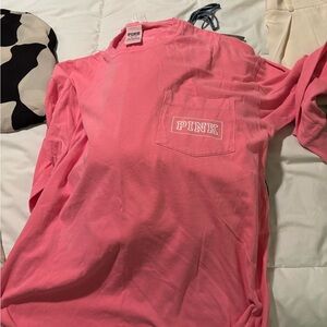 PINK Victoria's Secret Long Sleeve Tee - Pink